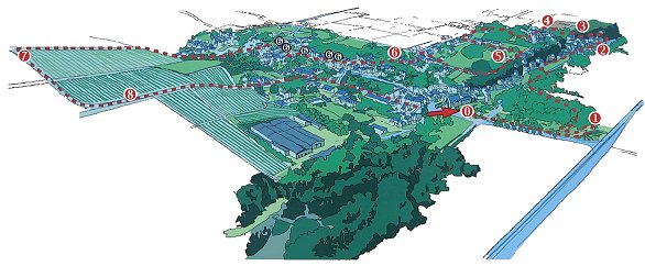 Parcours dcouverte : village de Turquant